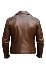 Men’s Chocolate Brown Biker Leather Jacket - Pelleaura | Premium Quality Leather Stuff Brand USA