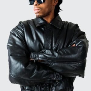 Men’s Oversized Leather Bomber Jacket – Vintage 90s Style Genuine Leather - Pelleaura | Premium Quality Leather Stuff Brand USA