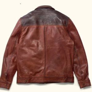 Pelleaura Distressed Brown & Chestnut Leather Jacket - Pelleaura | Premium Quality Leather Stuff Brand USA