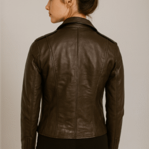 Pelleaura Flashback Maroon Leather Biker Jacket - Pelleaura | Premium Quality Leather Stuff Brand USA